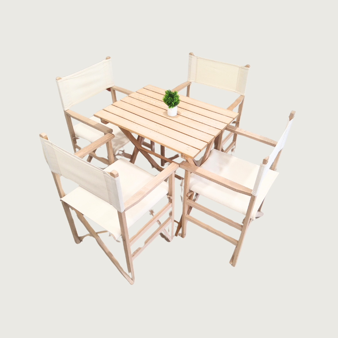 Conjunto de Jardin Director - 4 Sillones